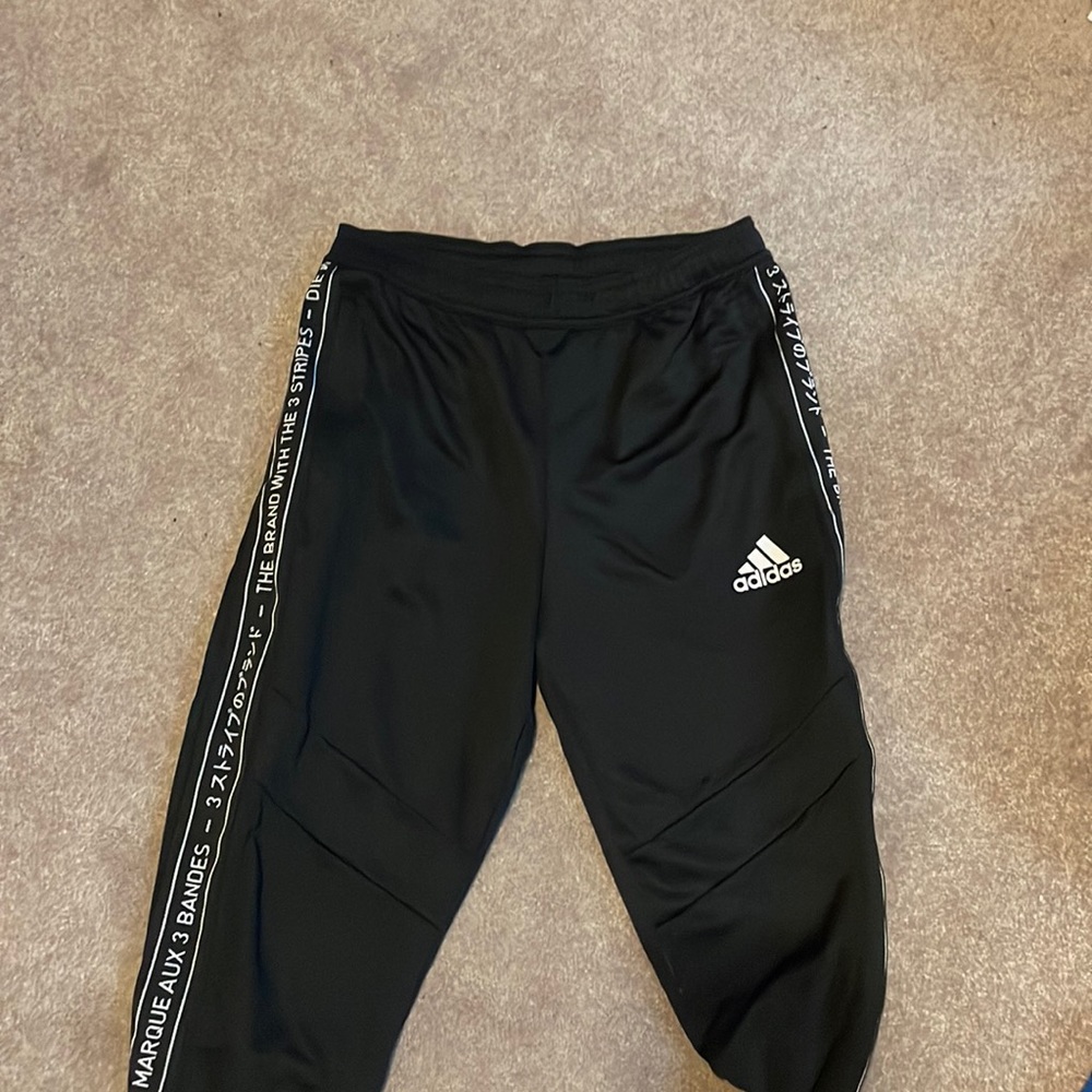 Black adidas pants only worn a few times